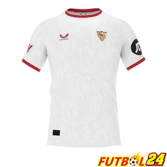 Camisetas De Futbol Sevilla FC Primera Blanco 2024/2025