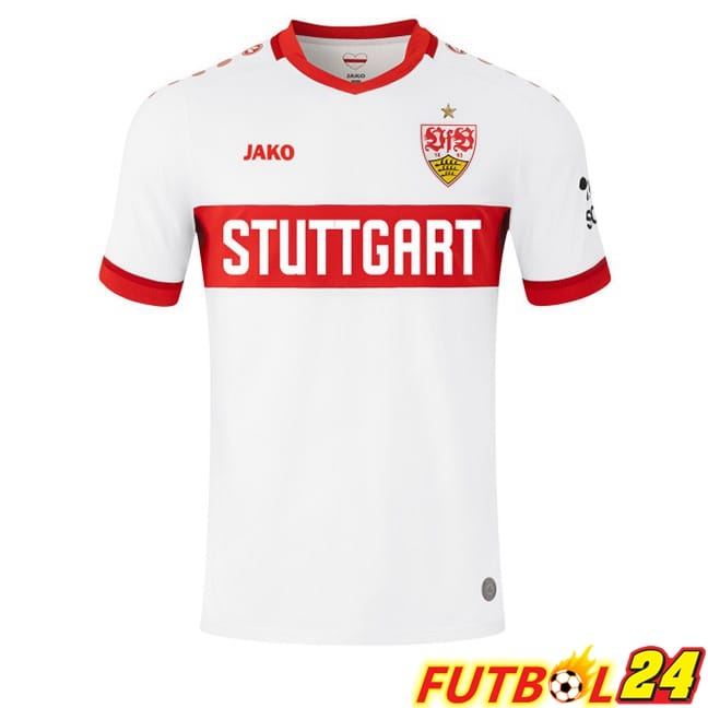 Camisetas De Futbol VfB Stuttgart Primera Blanco 2024/2025