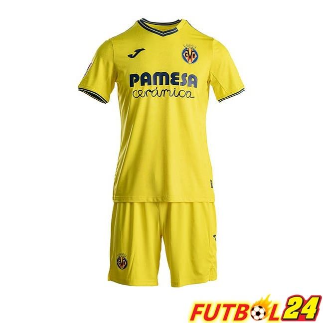 Camisetas De Futbol Villarreal Ninos Primera Amarillo 2024/2025