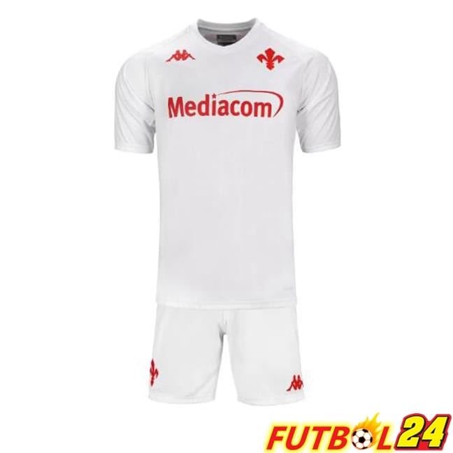 Camisetas De Futbol ACF Fiorentina Ninos Segunda Blanco 2024/2025