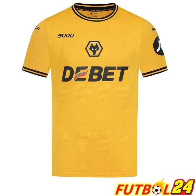 Camisetas De Futbol Wolves Primera Amarillo 2024/2025