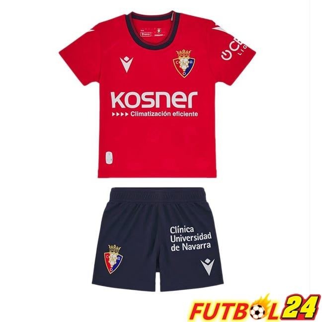 Camisetas De Futbol CA Osasuna Ninos Primera Rojo 2024/2025