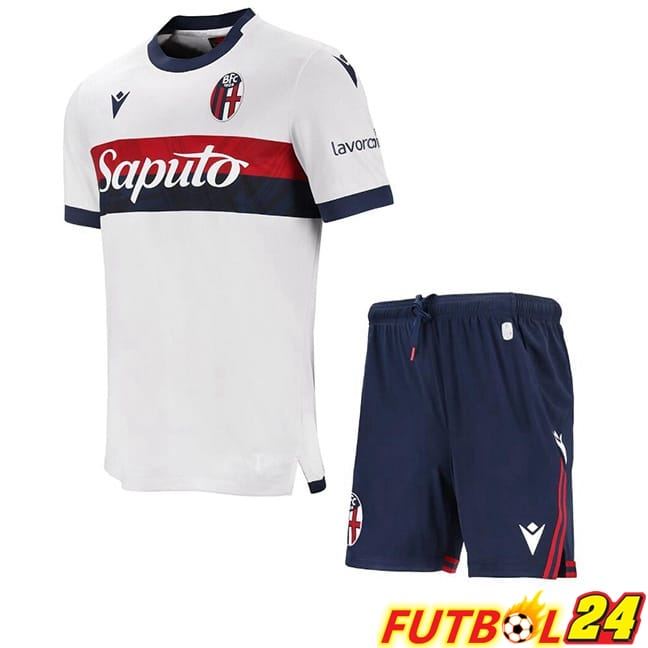 Camisetas De Futbol Bolonia Ninos Segunda Blanco 2024/2025