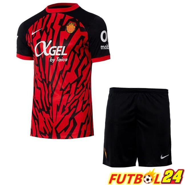 Camisetas De Futbol RCD Mallorca Ninos Primera Rojo 2024/2025