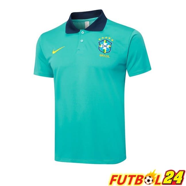 Camiseta Polo Brasil Verde 2024/2025