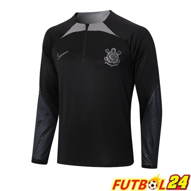 Sudadera De Entrenamiento Corinthians Negro 2024/2025