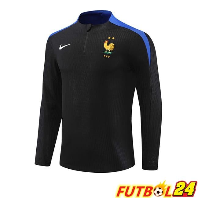 Sudadera De Entrenamiento Francia Negro 2024/2025