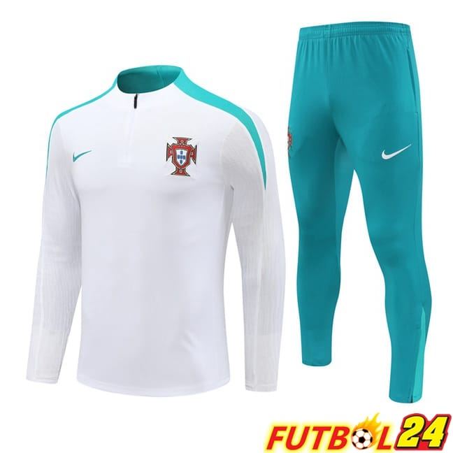 Chandal Equipos De Futbol Portugal Blanco 2024/2025