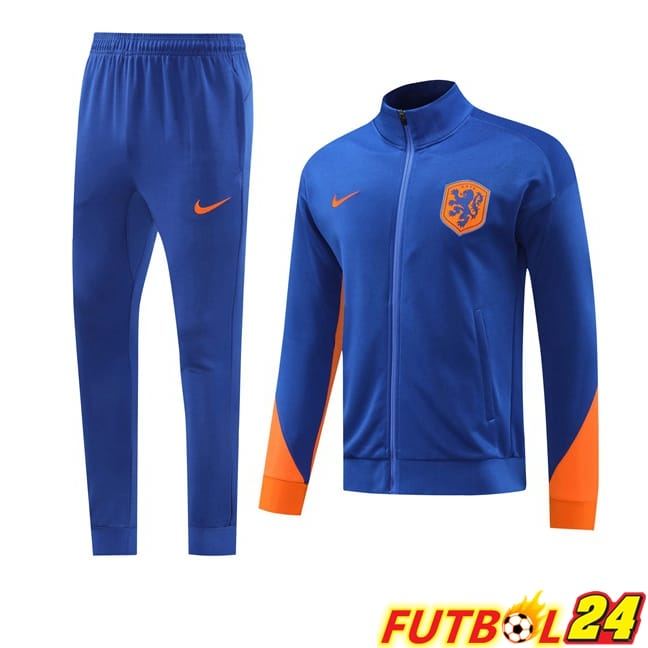 Chandal Equipos De Futbol - Chaqueta Países Bajos Azul 2024/2025