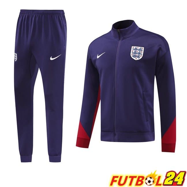 Chandal Equipos De Futbol - Chaqueta Inglaterra Púrpura 2024/2025