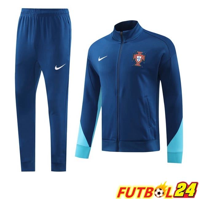 Chandal Equipos De Futbol - Chaqueta Portugal Azul 2024/2025