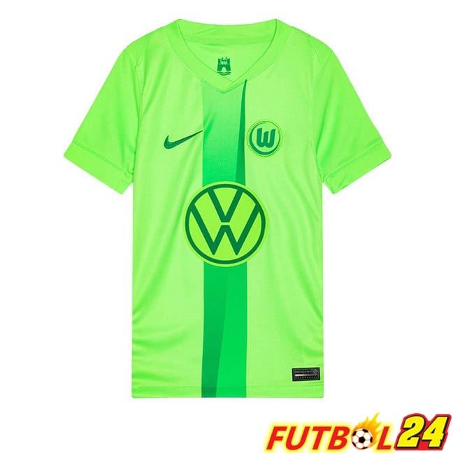 Camisetas De Futbol Vfl Wolfsburg Primera Verde 2024/2025