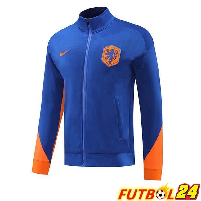 Chaquetas Futbol Países Bajos Azul 2024/2025