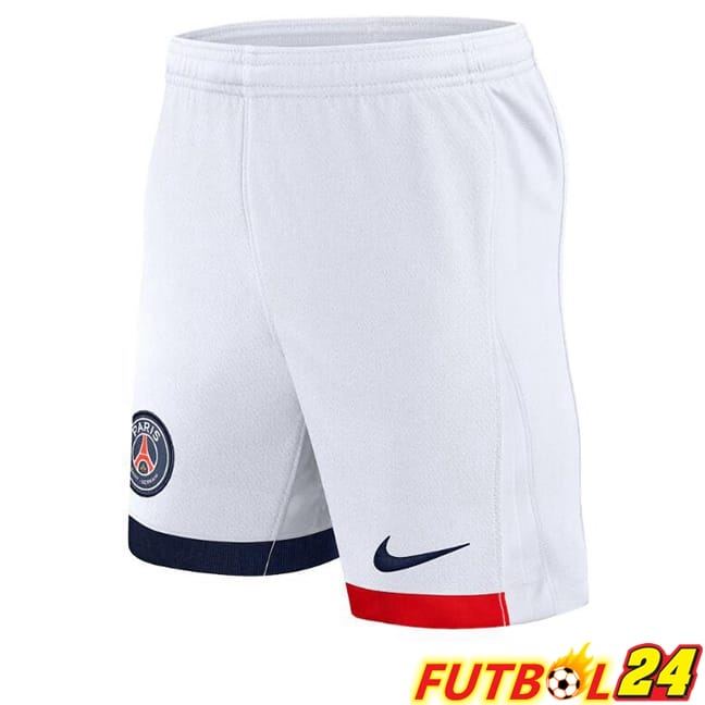 Cortos de Futbol Paris PSG Segunda Blanco 2024/2025
