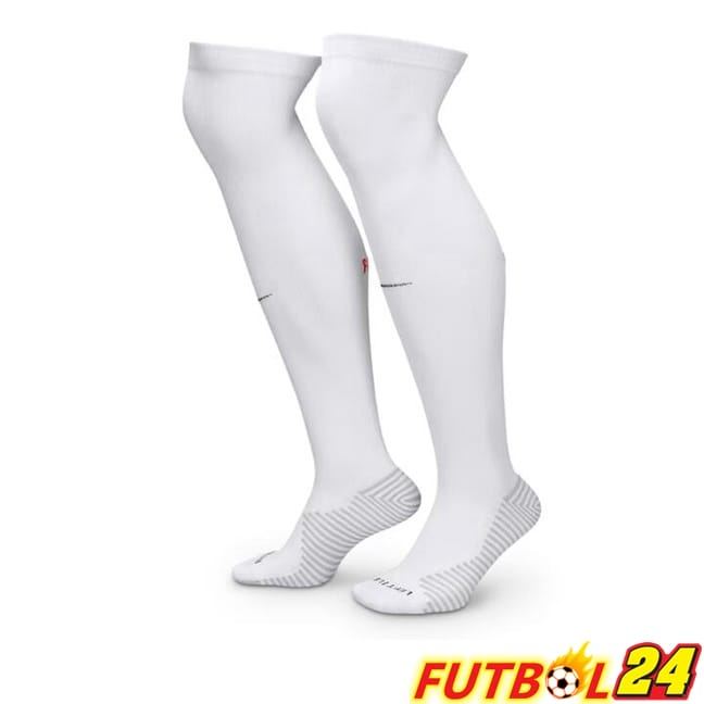 Calcetines De Futbol Paris PSG Segunda Blanco 2024/2025