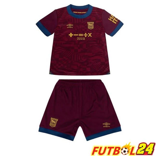 Camisetas De Futbol Ipswich Town Ninos Segunda Marrón 2024/2025