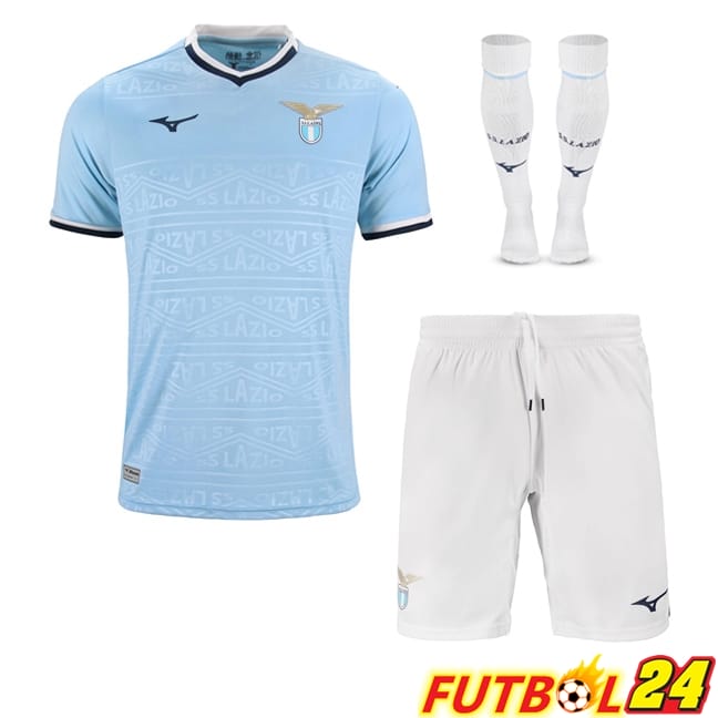 Camiseta SS Lazio Primera (Cortos + Calcetines) 2024/2025