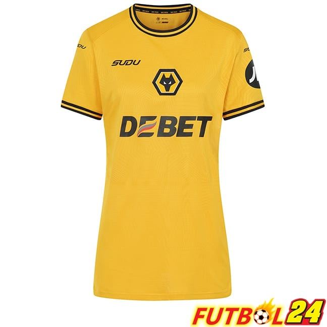 Camisetas De Futbol Wolves Mujer Primera 2024/2025