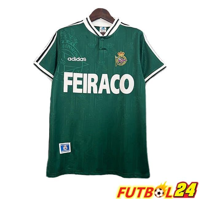 Camisetas De Futbol Deportivo Alaves Retro Segunda Verde 1999-2000