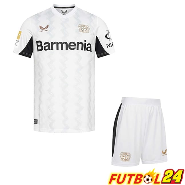 Camisetas De Futbol Bayer 04 Leverkusen Ninos Segunda 2024/2025