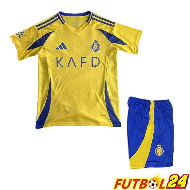 Camisetas De Futbol Al-Nassr FC Ninos Primera Amarillo 2024/2025