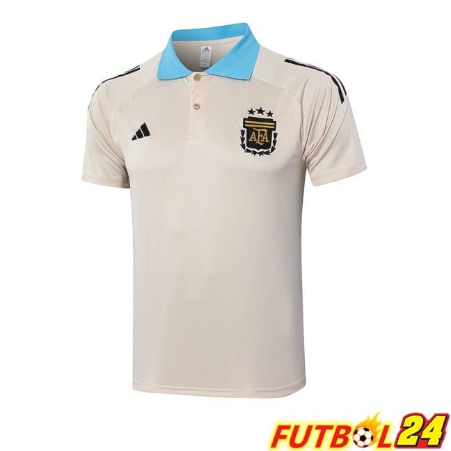 Camiseta Polo Argentina Amarillo 2024/2025