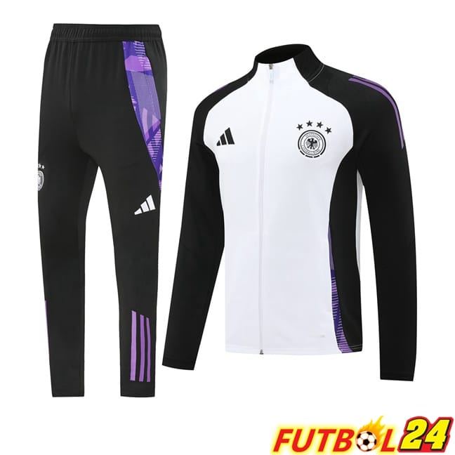 Chandal Equipos De Futbol - Chaqueta Alemania Blanco 2024/2025