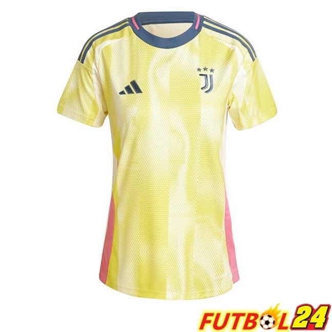 Camisetas De Futbol Juventus Mujer Segunda Amarillo 2024/2025