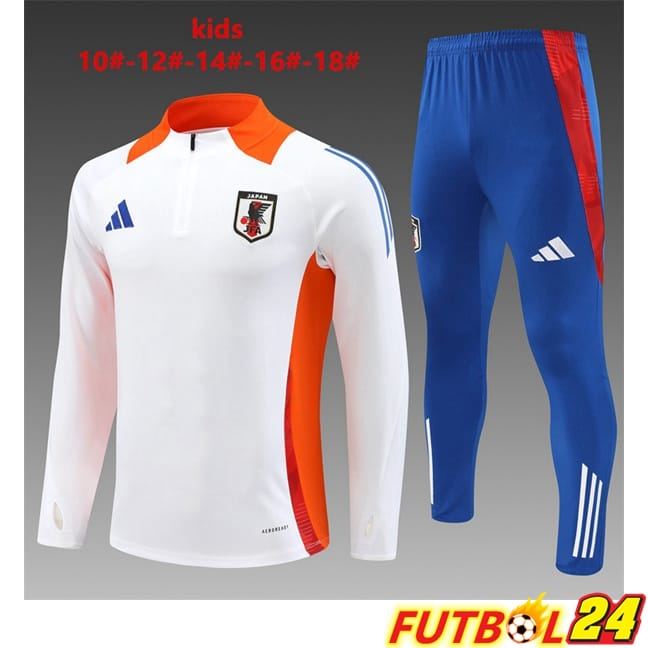 Chandal Equipos De Futbol Japon Ninos Blanco 2024/2025