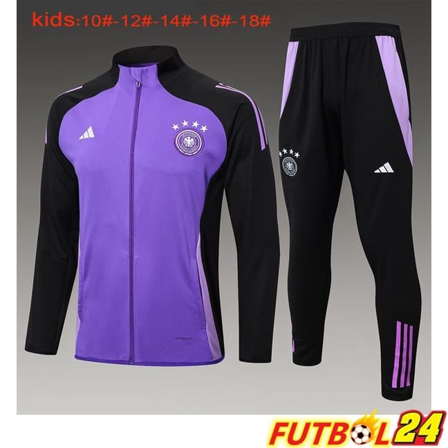 Chandal Equipos De Futbol - Chaqueta Alemania Ninos Púrpura 2024/2025
