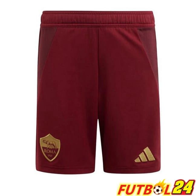 Cortos de Futbol AS Roma Primera Rojo 2024/2025