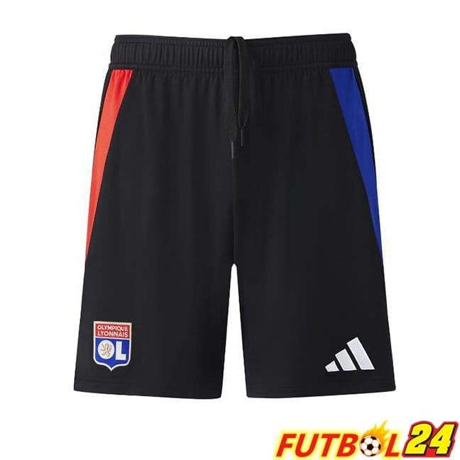 Cortos de Futbol lyon OL Segunda Negro 2024/2025