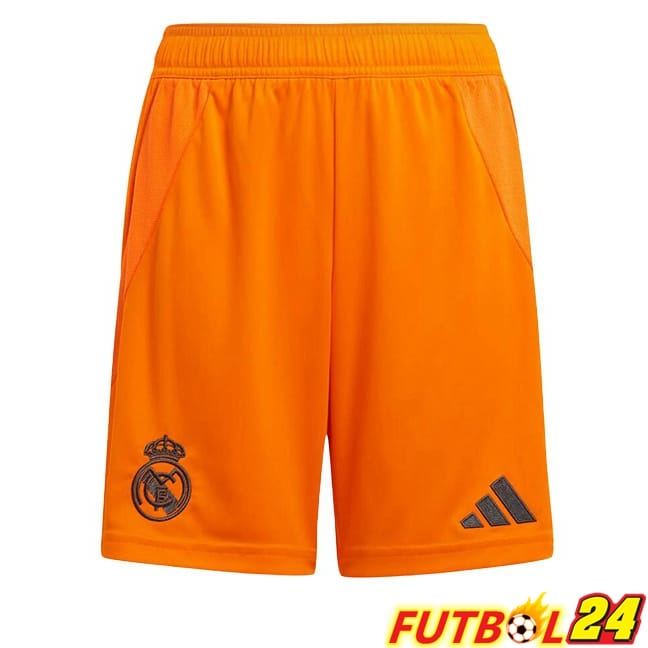 Cortos de Futbol Real Madrid Segunda Naranja 2024/2025