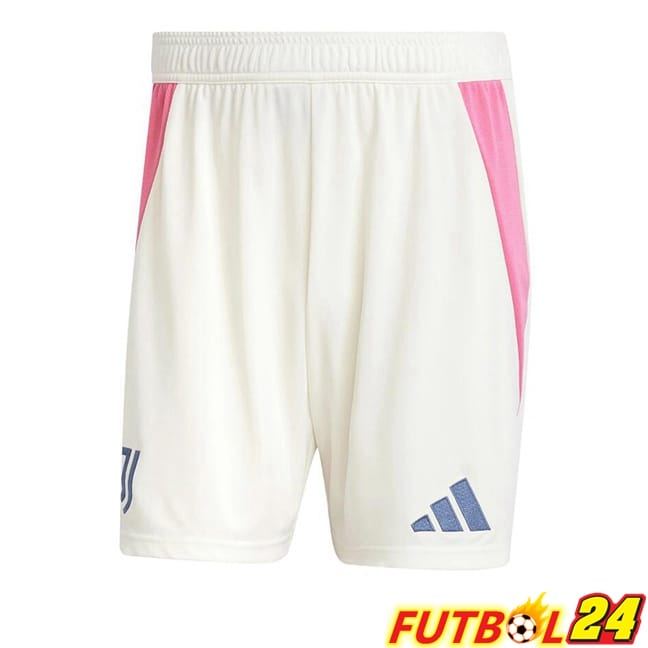 Cortos de Futbol Juventus Segunda Blanco 2024/2025