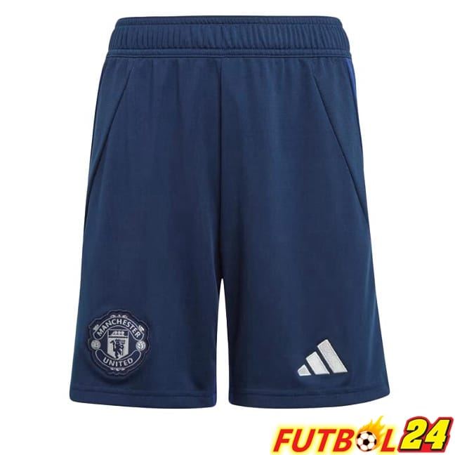 Cortos de Futbol Manchester United Segunda Azul 2024/2025