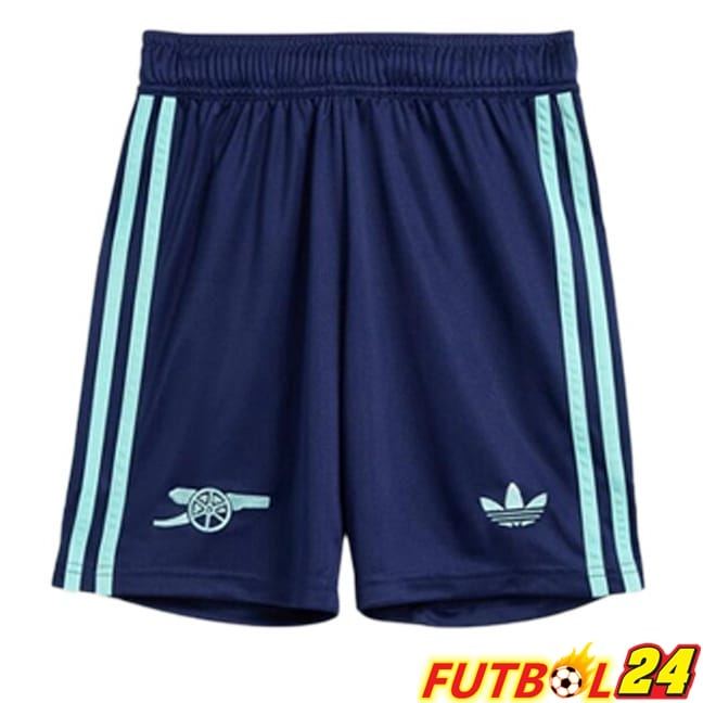Cortos de Futbol Arsenal Tercera Azul Real 2024/2025