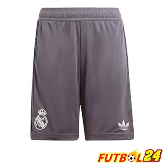 Cortos de Futbol Real Madrid Tercera Gris 2024/2025
