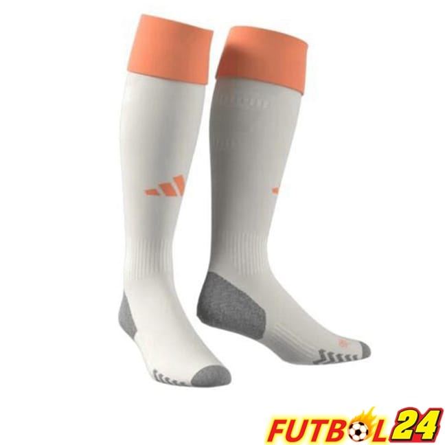 Calcetines De Futbol AS Roma Segunda Blanco 2024/2025