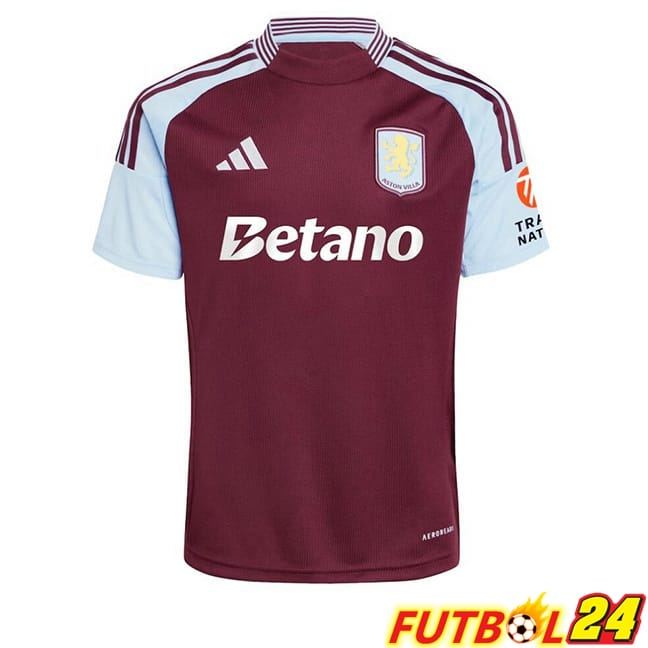 Camisetas De Futbol Aston Villa Primera Rojo 2024/2025