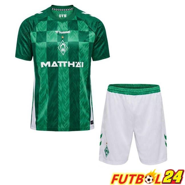 Camisetas De Futbol SV Werder Bremen Ninos Primera Verde 2024/2025