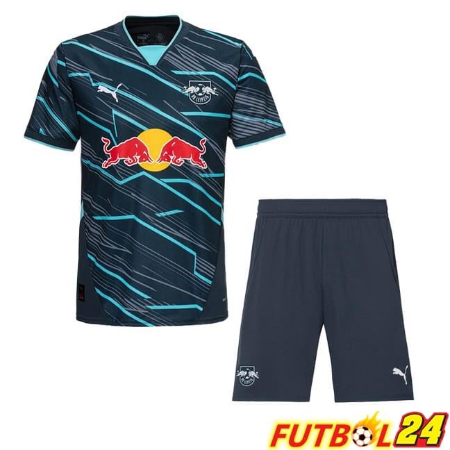 Camisetas De Futbol RB Leipzig Ninos Tercera Azul 2024/2025