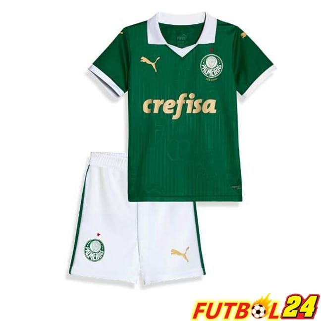Camisetas De Futbol Palmeiras Ninos Primera Verde 2024/2025