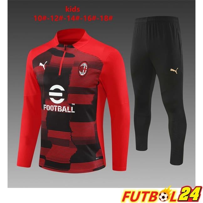 Chandal Equipos De Futbol AC Milan Ninos Rojo 2024/2025