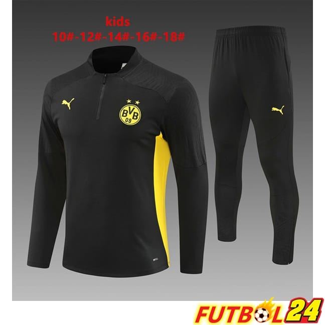 Chandal Equipos De Futbol Dortmund BVB Ninos Negro 2024/2025
