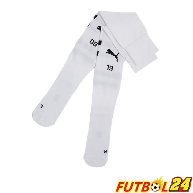 Calcetines De Futbol Dortmund BVB Segunda Blanco 2024/2025
