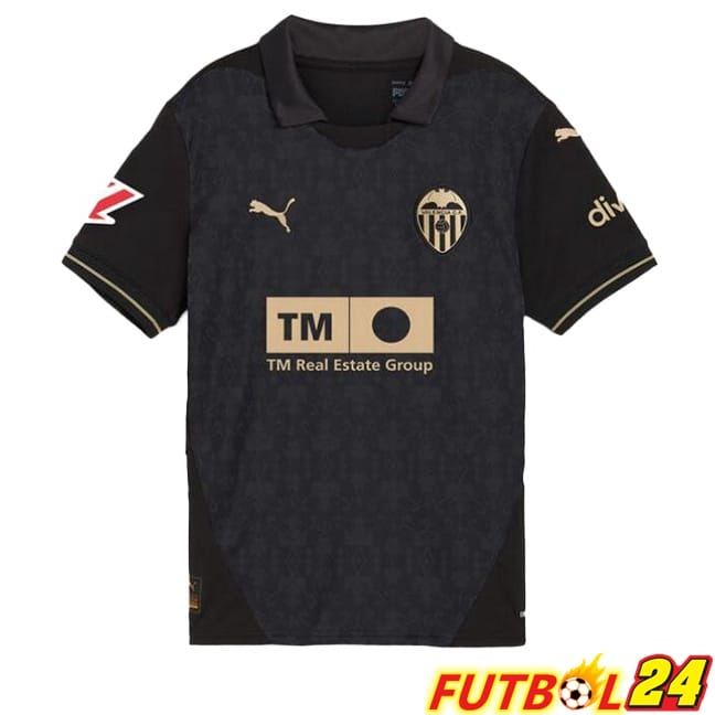Camisetas De Futbol Valencia CF Segunda Negro 2024/2025