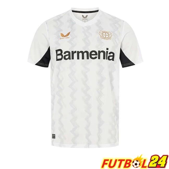 Camisetas De Futbol Bayer 04 Leverkusen Segunda Blanco 2024/2025