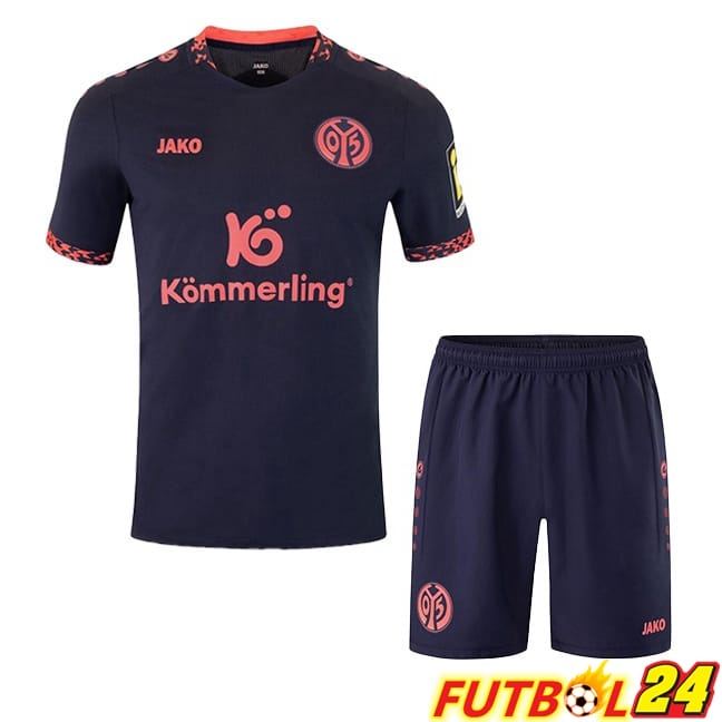 Camisetas De Futbol FSV Mainz 05 Ninos Segunda Negro 2024/2025