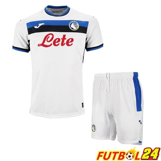 Camisetas De Futbol Atalanta Ninos Segunda Blanco 2024/2025