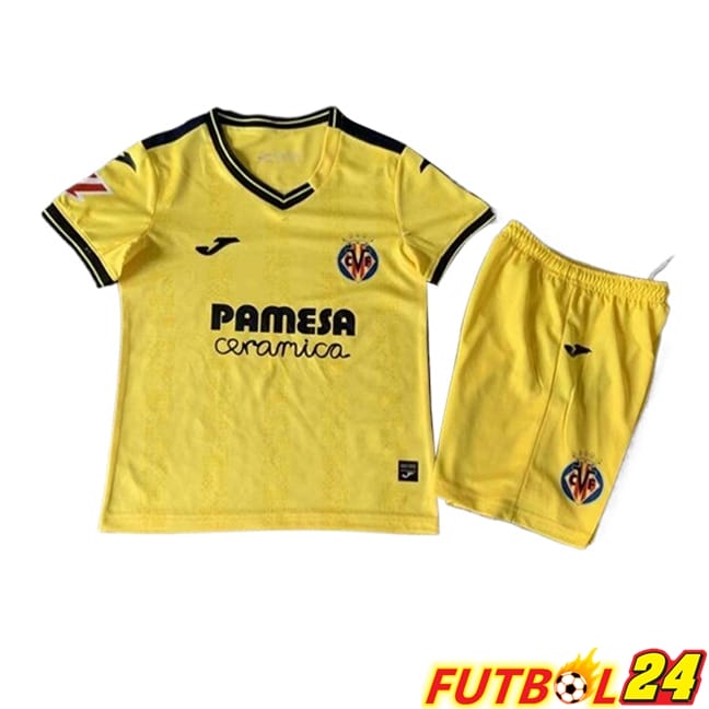 Camisetas De Futbol Villarreal Ninos Primera 2024/2025